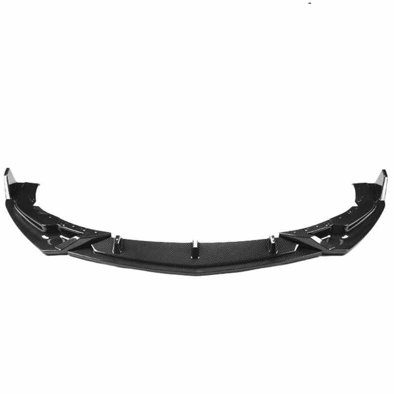 Frontspoiler Für Cadillac CT5 2019-2020 Auto Frontschürze Spoiler Lip Untere Schutz Platte Klinge Splitter Auto Zubehör Auto Frontspoiler(Carbon Fiber Look) von ONETREND