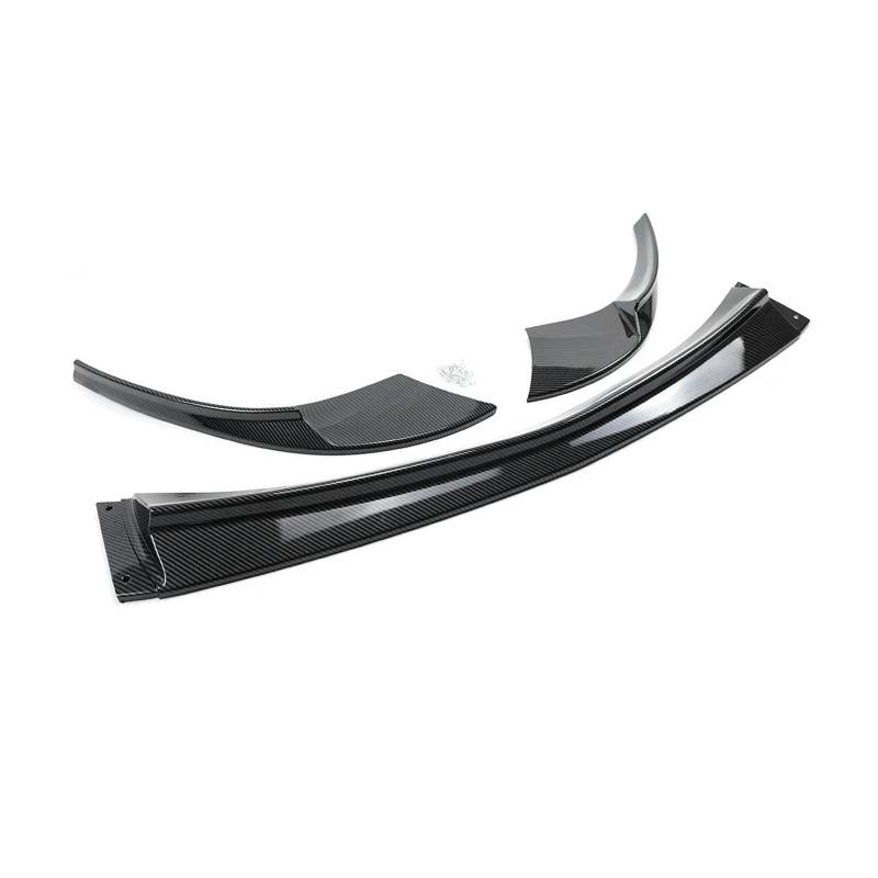 Frontspoiler Für Chevrolet C6 Für Corvette Für Basis 2005-2013 Für Chevy Auto Vorderen Stoßfänger Lip Spoiler Spliter Körper Kit Zubehör Für ABS Carbon Faser Stil Auto Frontspoiler(Matte Black) von ONETREND