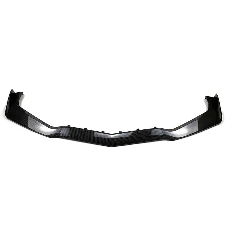 Frontspoiler Für Chevrolet Für Corvette C7 Modifizieren Stoßstange ZR1 2014-2019 Stil Auto Vorderen Stoßfänger Lip Spoiler Splitter Carbon Faser Stil Body Kit Auto Frontspoiler(Matte Black) von ONETREND