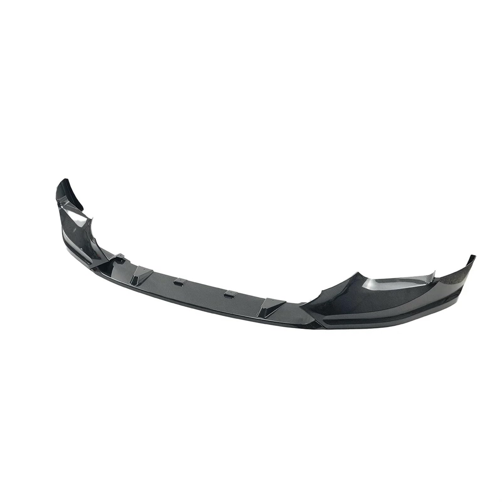 Frontspoiler Für F90 Für M5 M5C 2018-2020 Auto Vorderen Stoßfänger Lip Glänzend Schwarz Carbon Look Spoiler Seite Splitter Diffusor Schutz Trim Auto Frontspoiler(Carbon Fiber Style) von ONETREND