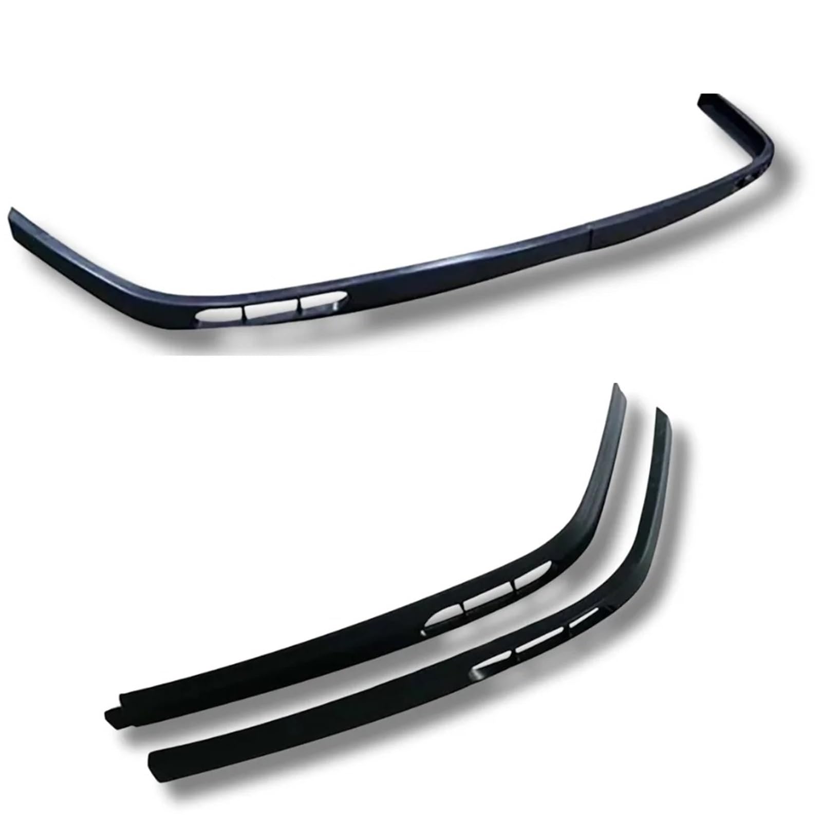 Frontspoiler Für Fluence 2 Stück Frontstoßstange Lip Body Kit Autozubehör Spoiler Splitter Diffusor Sport Stoßstange Tuning Außenteil Auto Frontspoiler(Model 1) von ONETREND