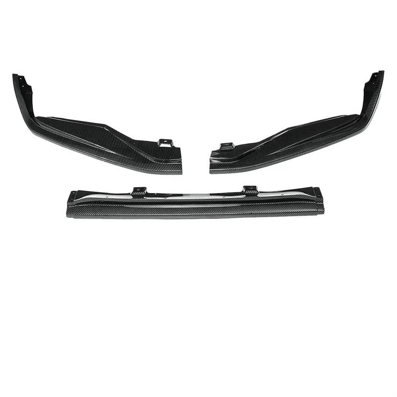 Frontspoiler Für Lexus GS350 GS 450 F Sport 4Dr Modell 2013 2014 2015 3-teiliges Auto Frontstoßstangen Splitter Lippenspoiler Abdeckungs Körper Kit Auto Frontspoiler(Carbon Fiber Look) von ONETREND