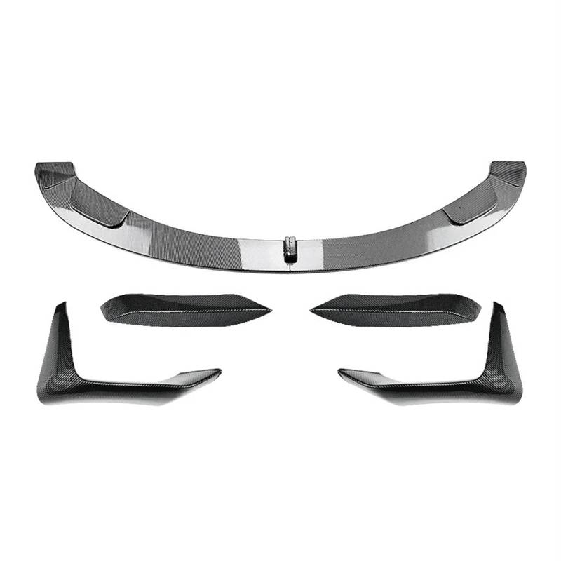 Frontspoiler Für M3 Für M4 F80 F81 F82 F83 2013-2018 Auto Frontschürze Lip Spoiler Splitter Stoßstange Canard Lip Splitter Body Kit Von Für ABS Auto Frontspoiler(Carbon Look Set A) von ONETREND