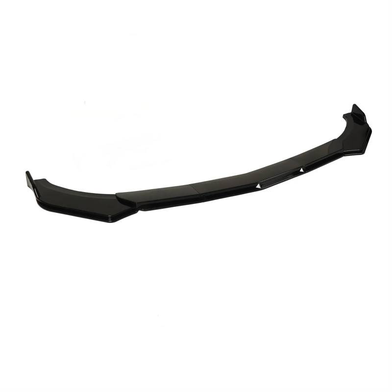 Frontspoiler Für Seat Für Leon Für A6 Für Accord Für Civci Für Corolla Auto Zubehör Frontschürze Spoiler Splitter 110 Zu 140 cm Universal Auto Lip Body Kit Auto Frontspoiler(Glossy Black) von ONETREND