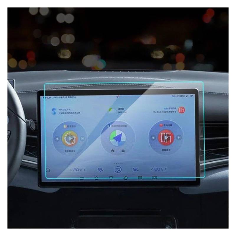 Für BYD Für Seal 15,6 Zoll 2023 Auto-GPS-Navigationsschutzfolie LCD-Bildschirm Kratzschutzfolie Passend Für Gehärtetes Glas Navigation Glas Displayschutzfolie(for Seal GPS) von ONETREND