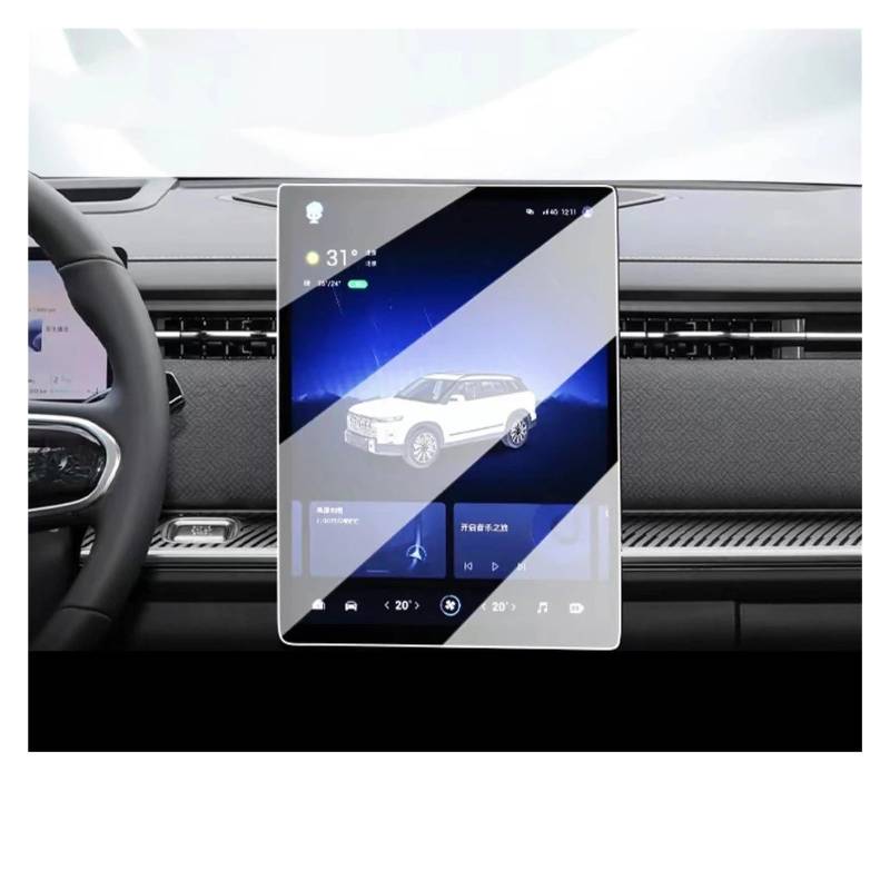 Für Chery Für Jaecoo J7 2023 LCD Autoradio GPS Navigation Und Armaturenbrett Gehärtetes Glas Bildschirm Filmschutz Navigation Glas Displayschutzfolie(GPS,13.2 inch) von ONETREND