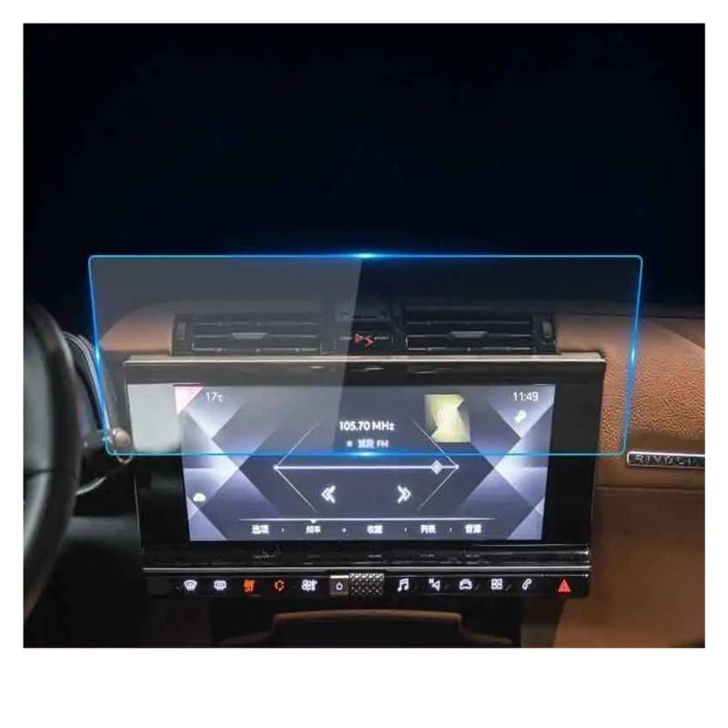 Für Citroen DS7 2018-2020 12,3 Zoll Auto-Navigationsbildschirm PET-Schutzfolie Auto-Innenaufkleber Zubehör Navigation Glas Displayschutzfolie von ONETREND