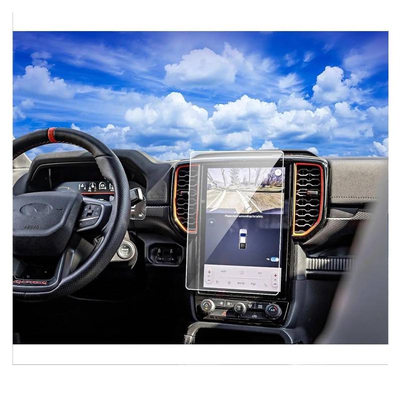 Für Ford Für Ranger 2024 12 Zoll Auto LCD GPS Navigation Gehärtetem Glas Bildschirm Film Protector Navigation Glas Displayschutzfolie von ONETREND