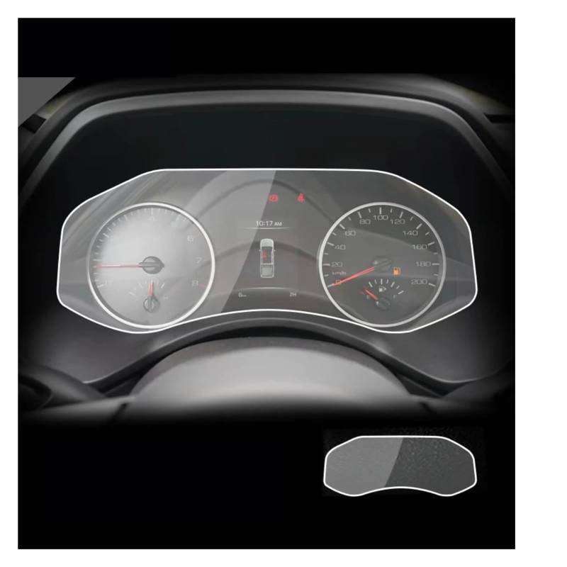 Für Great Für Wall Für Poer Für Pao Für GWM Für Ute Für Canno LCD-Autoradio GPS-Navigation Gehärtetes Glas Und TPU-Armaturenbrett-Bildschirmschutzfolie Navigation Glas Displayschutzfolie(Tpu Dashboard von ONETREND