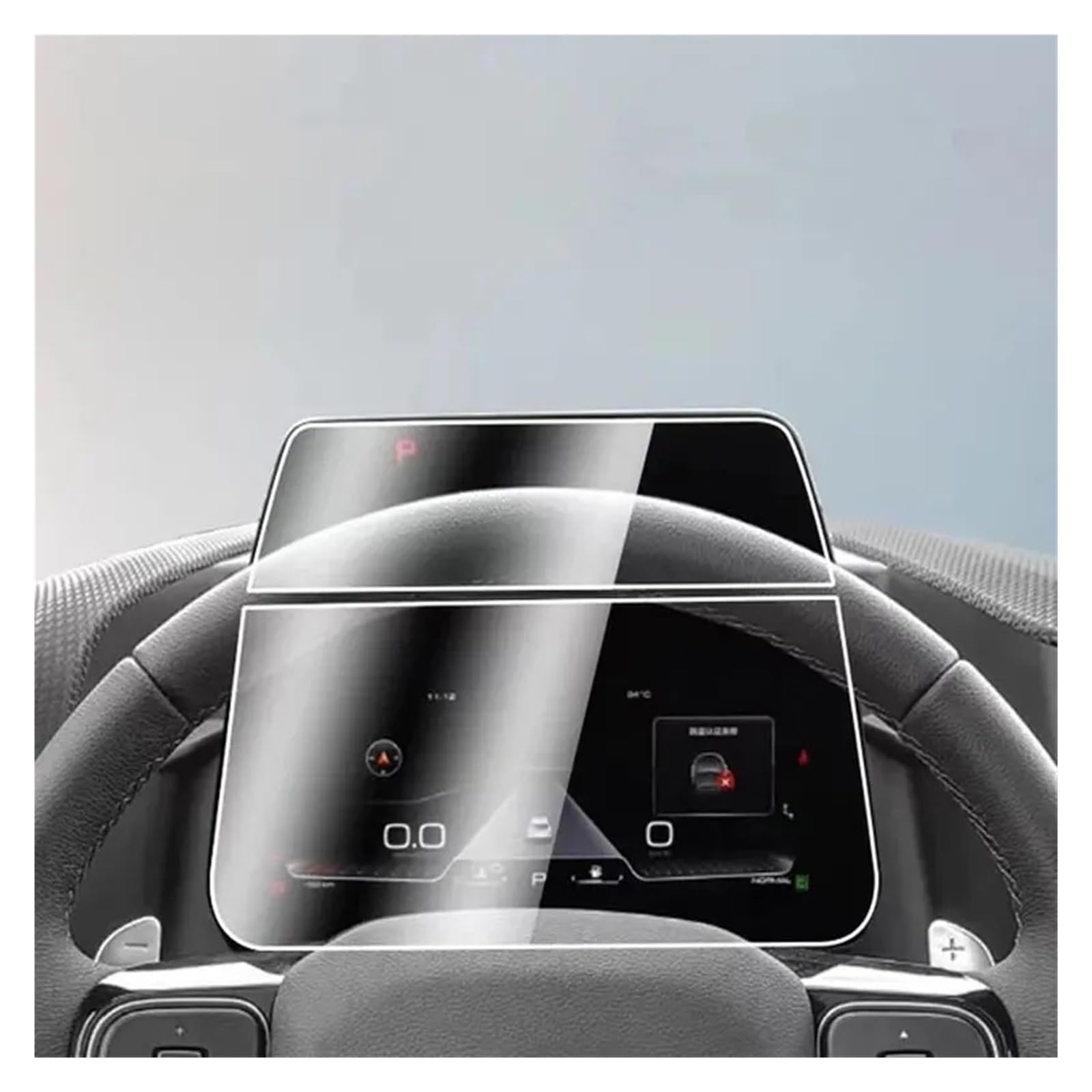 Für Haval Für Dargo X 2023 Auto GPS Navigation Dashboard Center Touch Display Gehärtetem Glas Screen Protector Film Navigation Glas Displayschutzfolie(Dashboard) von ONETREND