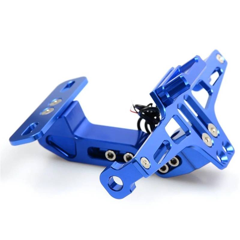 Für Kawasaki ER6N ER6F ER-6N ER-6F Motorrad Kennzeichen Halterung Kennzeichen Halter Rahmen Nummer Motorrad Kennzeichenhalter(Blue) von ONETREND