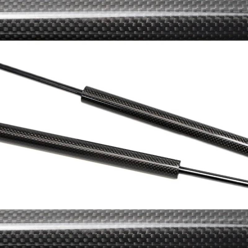 Hinten Heckklappe Dämpfer Für Nissan Für Livina ND 2019-2020 Wagon Heckklappe Trunk Boot Lift Unterstützt Gas Streben Federn Stoßdämpfer Aufgeladen Dämpfer Heckklappe Gasdruckfeder(Black carbon fiber) von ONETREND