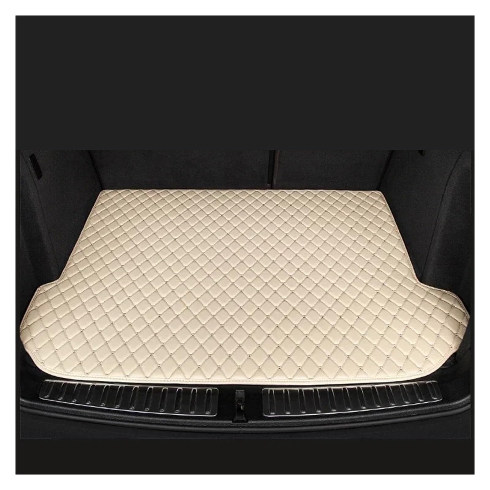 Kofferraummatte Für BYD Für Yuan 2016 2017 2018 Auto Kofferraummatten Fahrzeuge Cargo Liner Teppiche Innenausstattung Produkte Autos Abdeckungen Kofferraummatten(Beige) von ONETREND