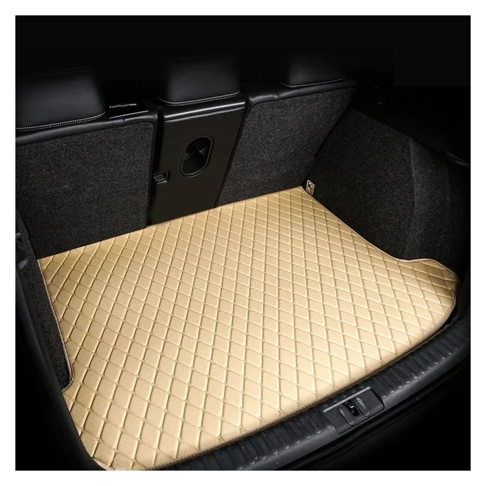 Kofferraummatte Für Infiniti QX70 SUV 2013 2014 2015 2016 2017 Auto Kofferraummatte Cargo-Liner Teppich Innenausstattung Abdeckung kofferraummatten(Beige) von ONETREND