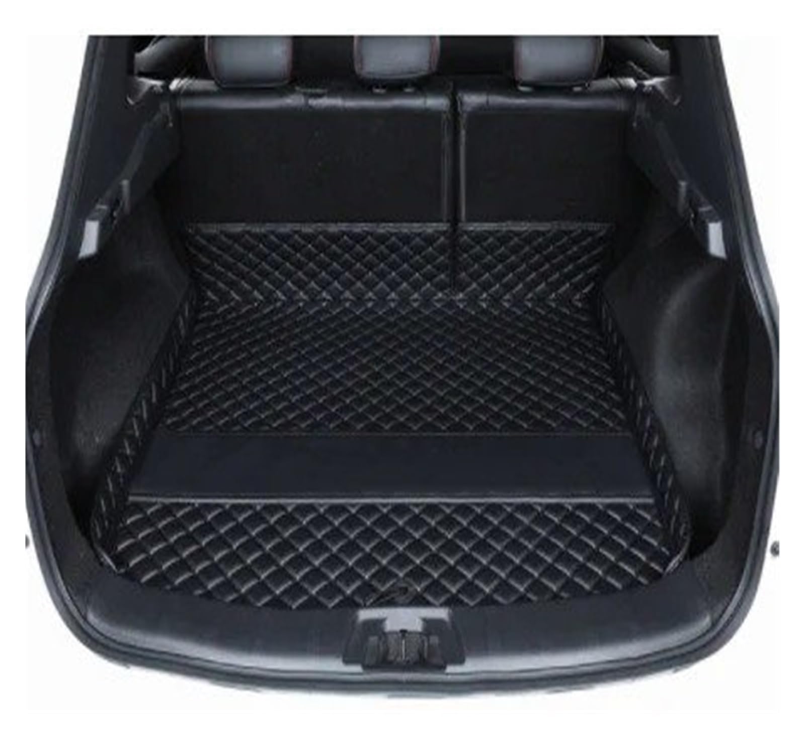 Kofferraummatte Für Nissan Für Qashqai J10 2007 2008 2009 2010 2011 Leder Kofferraummatten Anti-Schmutz-Schutzschale Cargo-Liner Kofferraummatten(1 pcs Black) von ONETREND