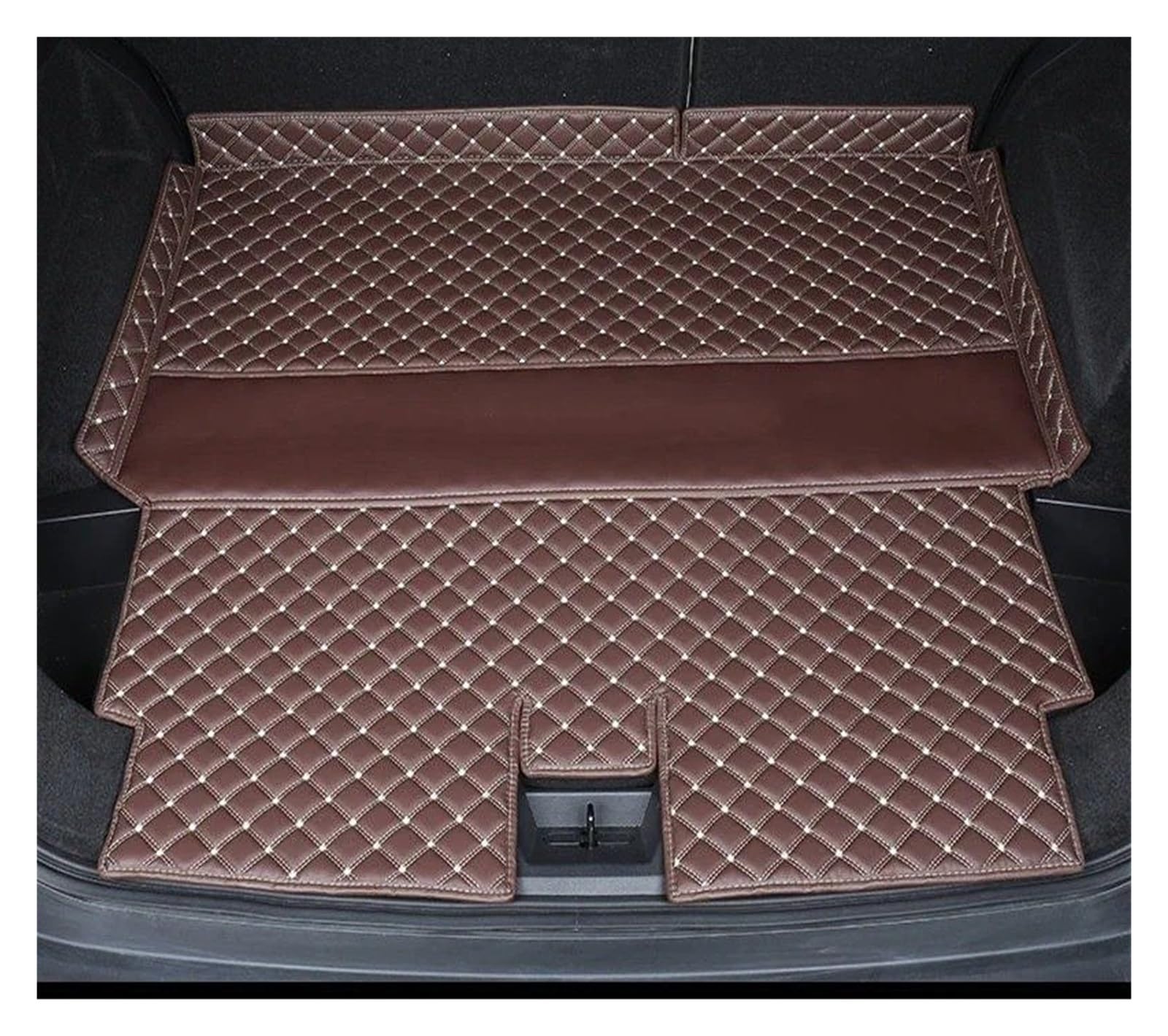 Kofferraummatte Für Nissan Für X-Trail T32 2017-2025 Kofferraummatten Kofferraumbodenmatte Fach Teppich Schlamm Auto Cargo Liner Zubehör kofferraummatten(Main Pad Coffee) von ONETREND