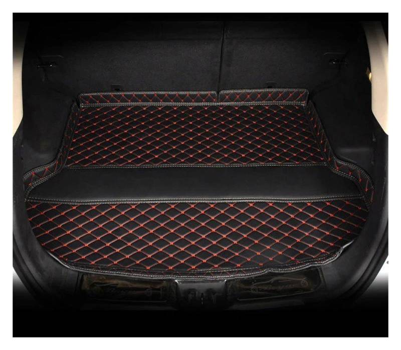 Kofferraummatte Für Suzuki Für Vitara 2015 2016 2017 2018 2019 2020 Auto-Styling Auto Hinten Kofferraumwanne Kofferraumwanne Cargo Mat Tray kofferraummatten(Black red1) von ONETREND