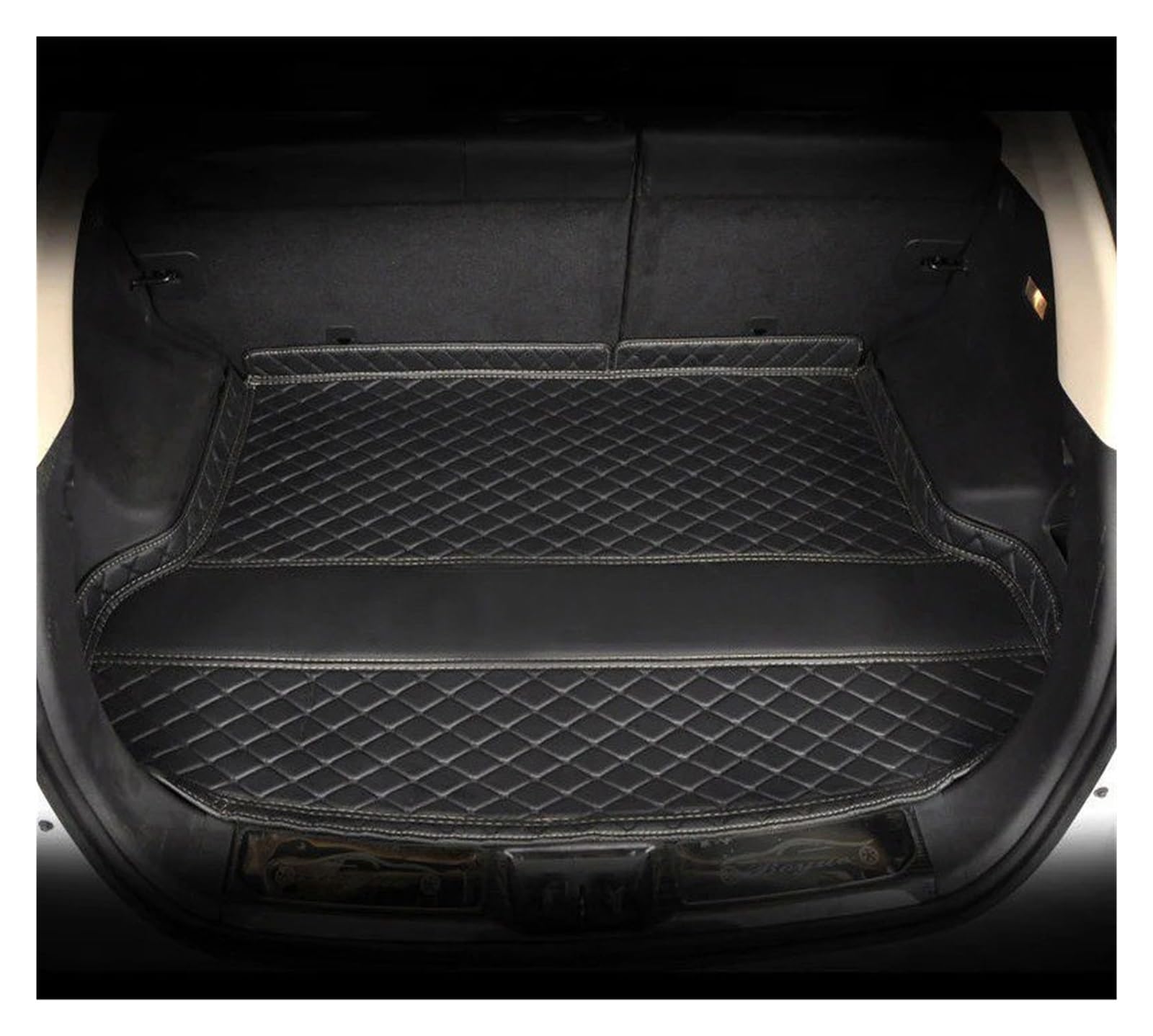 Kofferraummatte Für Suzuki Für Vitara 2015 2016 2017 2018 2019 2020 Auto-Styling Auto Hinten Kofferraumwanne Kofferraumwanne Cargo Mat Tray kofferraummatten(Black1) von ONETREND