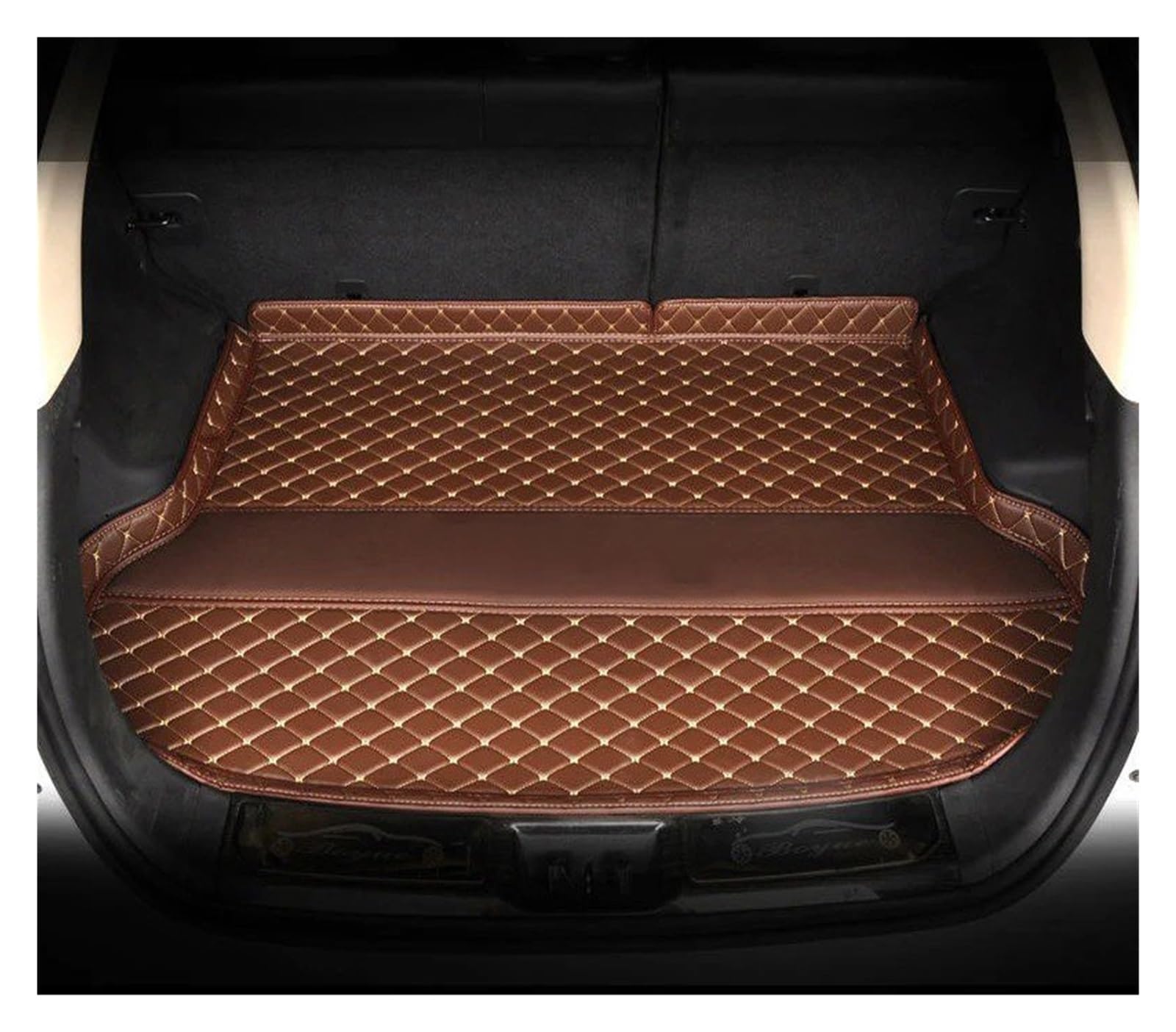 Kofferraummatte Für Suzuki Für Vitara 2015 2016 2017 2018 2019 2020 Auto-Styling Auto Hinten Kofferraumwanne Kofferraumwanne Cargo Mat Tray kofferraummatten(Coffee1) von ONETREND