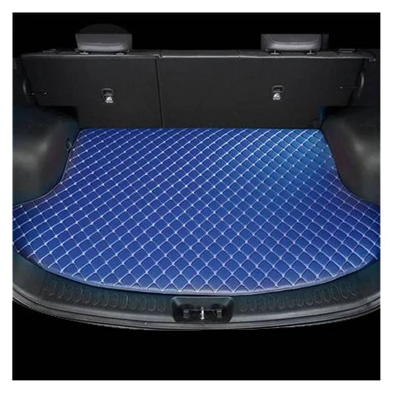 Kofferraummatte Für Toyota Für Corolla Für Cross TPE 3D Auto-Fußmatten Cargo-Liner Wasserdichtes Schutzauto-Pad-Zubehör LHD RHD Kofferraummatten(Blue Trunk mat,LHD) von ONETREND