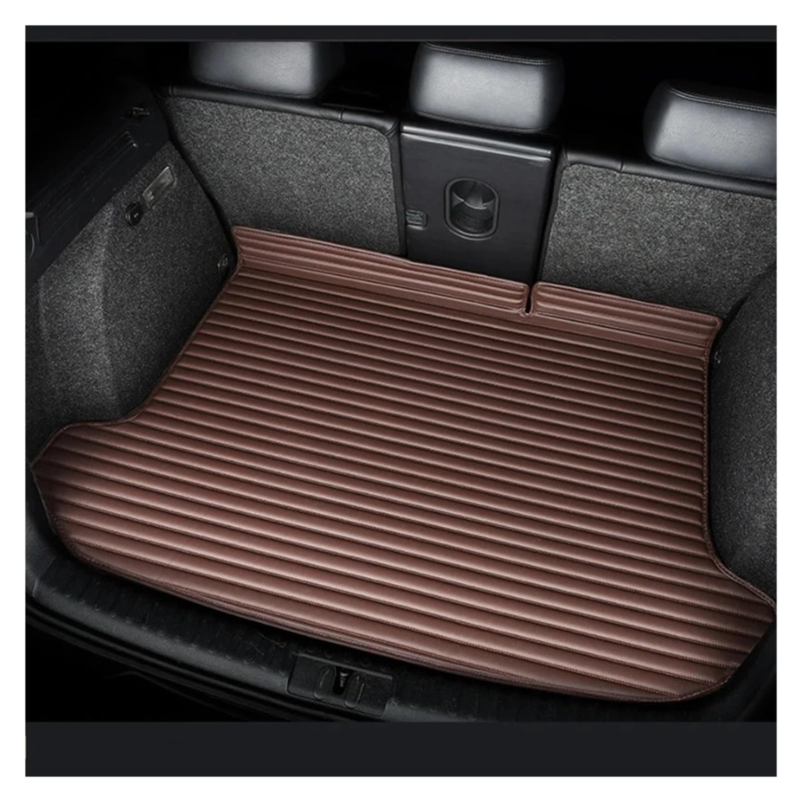 Kofferraummatte Für VW Für Golf 6 2009 2010 2011 2012 2013 Vollständige Abdeckung Kofferraummatte Zubehör Innendetails Heckkofferraummatte Kofferraummatten(Coffee1) von ONETREND