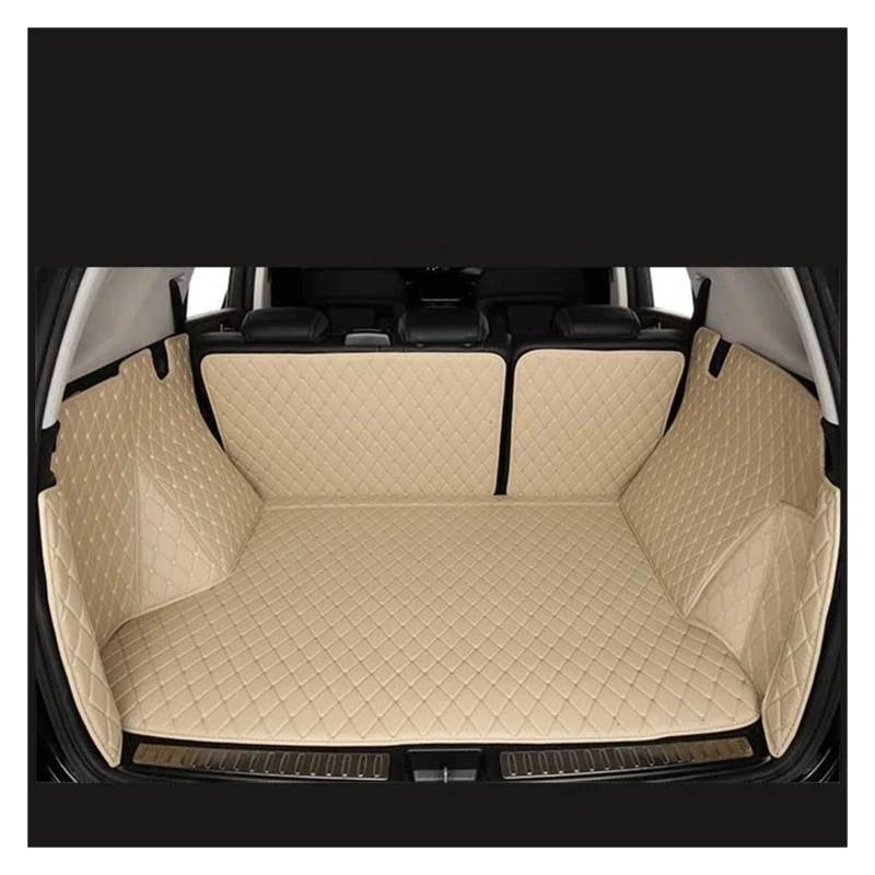 Kofferraummatte Für X1 2010 2011 2012 2013 2014 Auto Fracht Hinten Boot Liner Kofferraum Matte Teppich Schutz Innen Zubehör Custom Pads kofferraummatten(Enclosed beige) von ONETREND