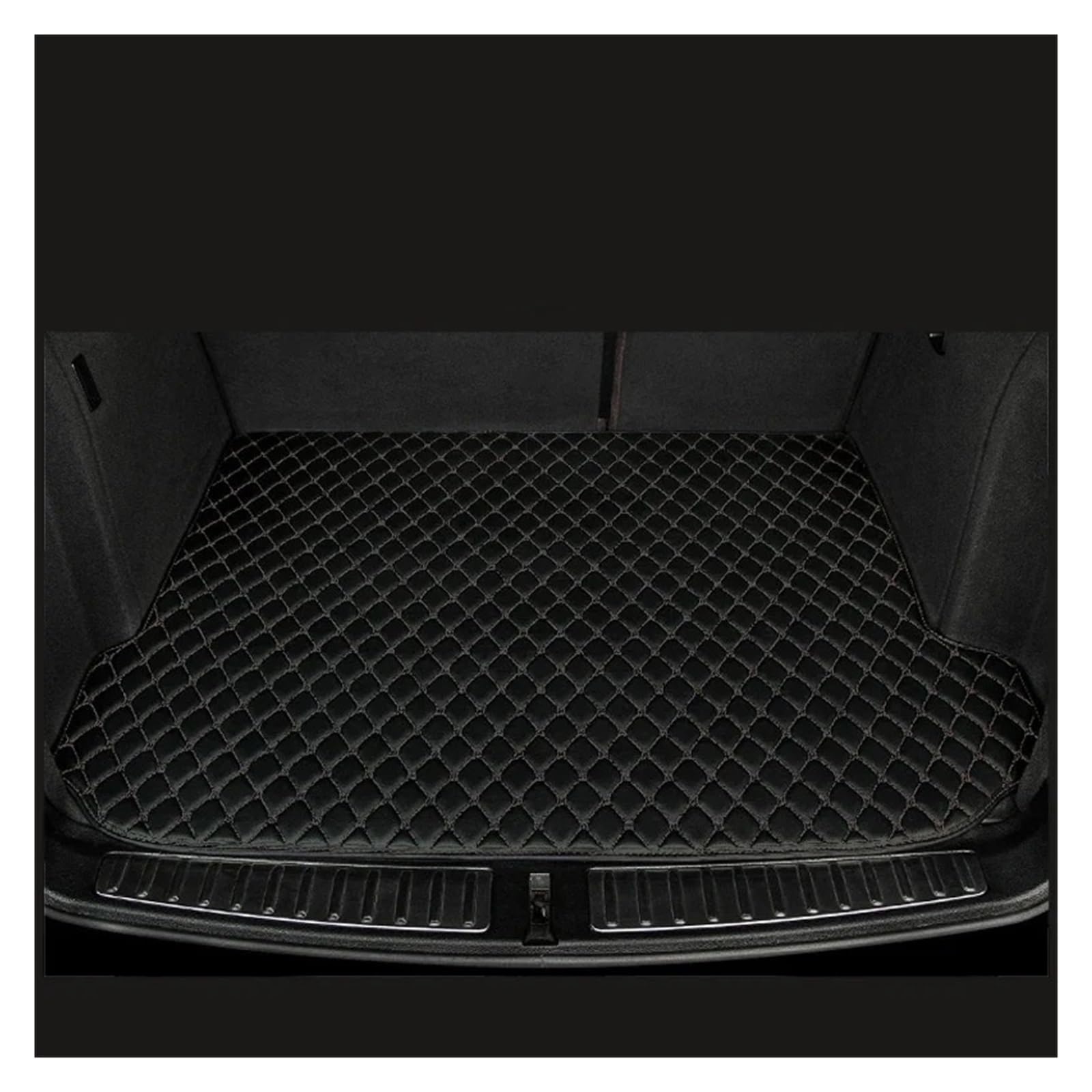 Kofferraummatte Für X1 2010 2011 2012 2013 2014 Auto Fracht Hinten Boot Liner Kofferraum Matte Teppich Schutz Innen Zubehör Custom Pads kofferraummatten(Ordinary Black Black) von ONETREND