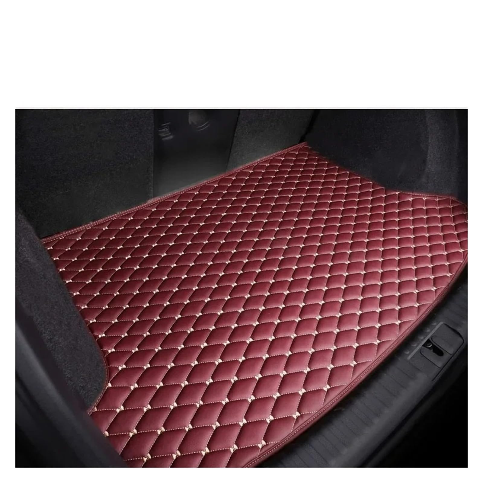 Kofferraummatte Für X3 F25 2011 2012 2013 2014 2015 2016 2017 Auto Kofferraummatte Cargo-Liner Teppich Innenausstattung Abdeckung Kofferraummatten(Wine red) von ONETREND