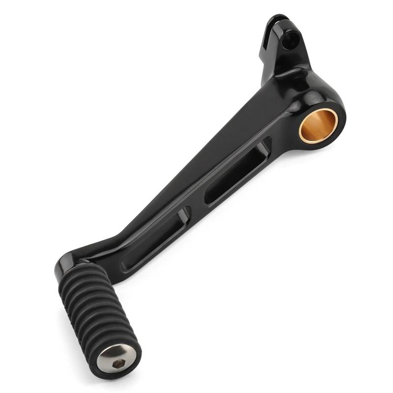 Motorrad Fußrasten Für V-Rod Für Muscle 2006 2007 2008 2009 2010 2011 2012 2013 2014 2015 2016 2017 Motorrad Bremshebel Peg Pedal Fußrasten Motorradfür(Black B) von ONETREND