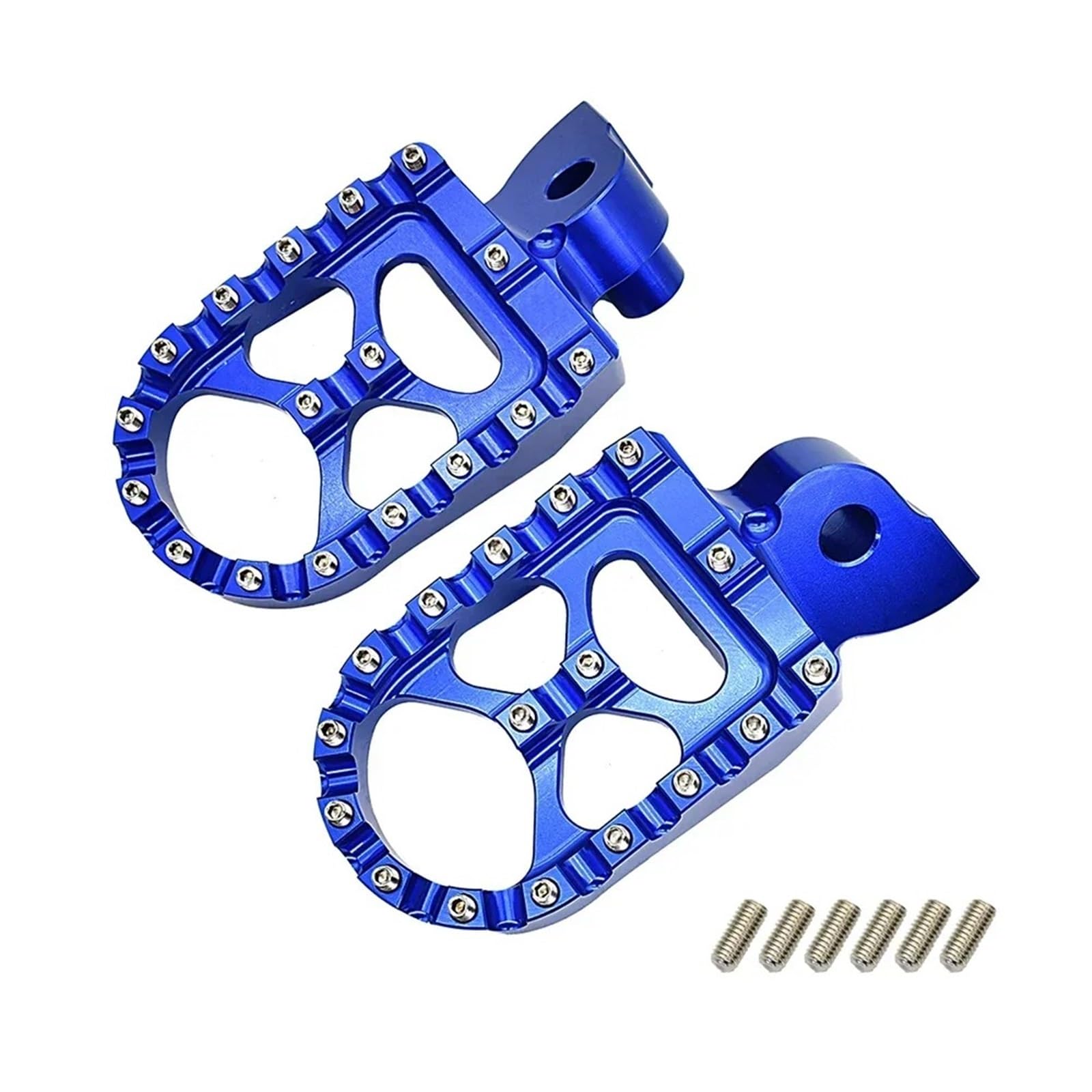 Motorrad Fußrasten Für YZ 85 125 250 Für YZ250F Für YZ426F Für YZ450F Für YZ250X Für YZ250FX Für YZ450FX Motorrad CNC Fuß Peg Pedal Fußstütze Fußrasten Motorradfür(Blue) von ONETREND