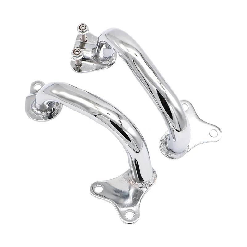 Motorrad Stoßfänger Für Nighthawk CB750 Für Seven Für Fifty RC42 1992-2011 2-teiliges Motorradzubehör Sturzbügel Motorschutz Vorne Stoßstange Motorrad Sturzbügel(Chrome) von ONETREND