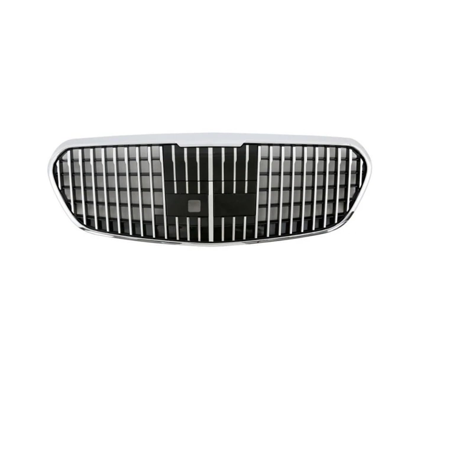 Nierengrill Für Benz W223 Für S-Klasse 2021 Schwarz Grill OE Stil Vorne Racing Facelift Grille Oberen Grill Frontrippengrill(1With Camera Hole) von ONETREND