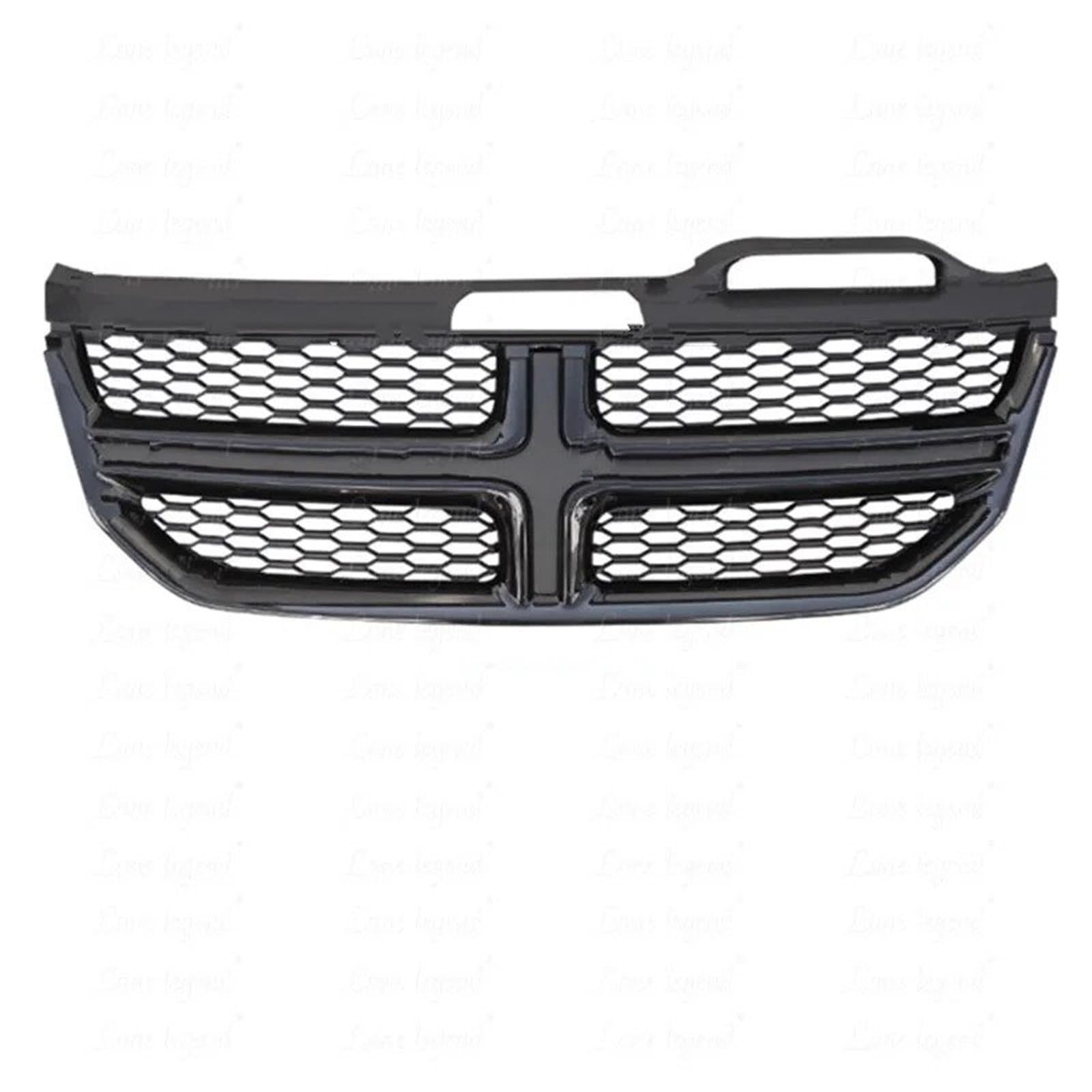 Nierengrill Für Dodge Für Journey 2009-2017 Kühlergrill Um Trim Racing Grills Trim Stoßstange Mesh Grille Vorderen Auto Grill Grills Frontrippengrill(Black) von ONETREND