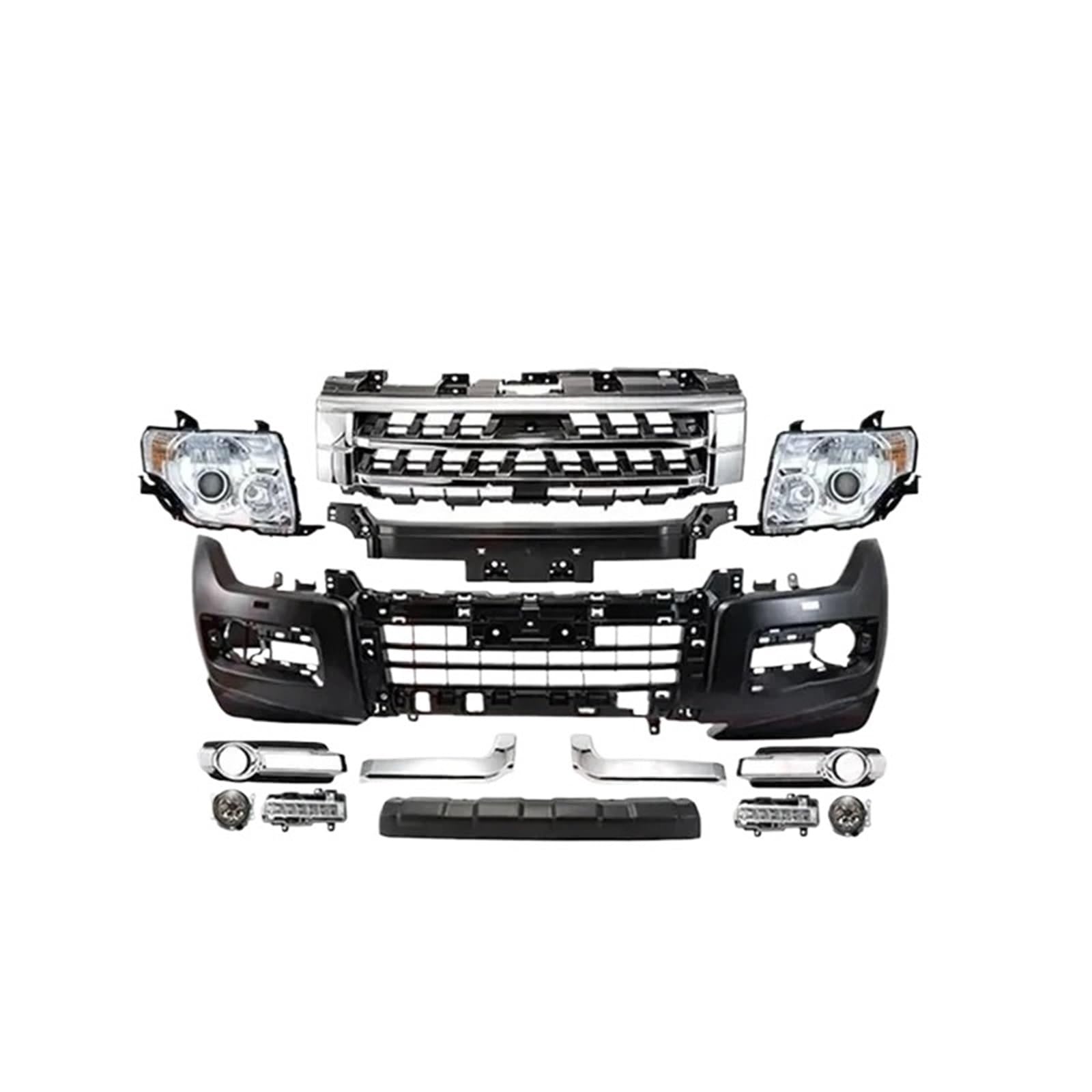 Nierengrill Für Pajero V93 V97 2015 2018 Bis V98 2019 B4X4 Autozubehör Frontstoßstange Body Kit Frontrippengrill von ONETREND