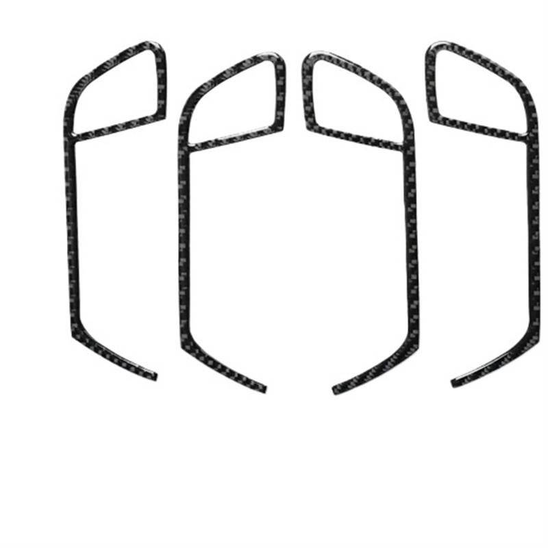 PanelMittelkonsole Für A4 B8 Für A5 Für Q5 2012-2016 Innenausstattung Echtkohlefaser Zentralverriegelung Gangschaltung Luftauslassgriff Zieraufkleber Mittelkonsole Verkleidung(Inner Handle) von ONETREND