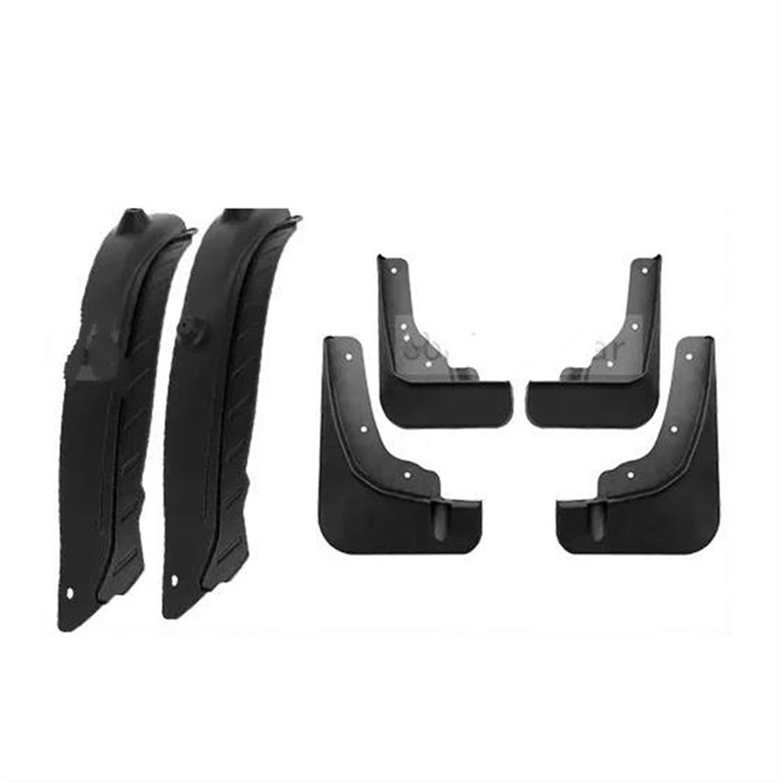 Schmutzfänger Schutzbleche Auto Für Chery Für JAECOO J7 2023 Schlamm Klappe Schmutzfänger Vorne Hinten Kotflügel Anti-Splash Kotflügel Spezielle Schutz Splash Auto Zubehör Mudflap Protect(6 PCS) von ONETREND