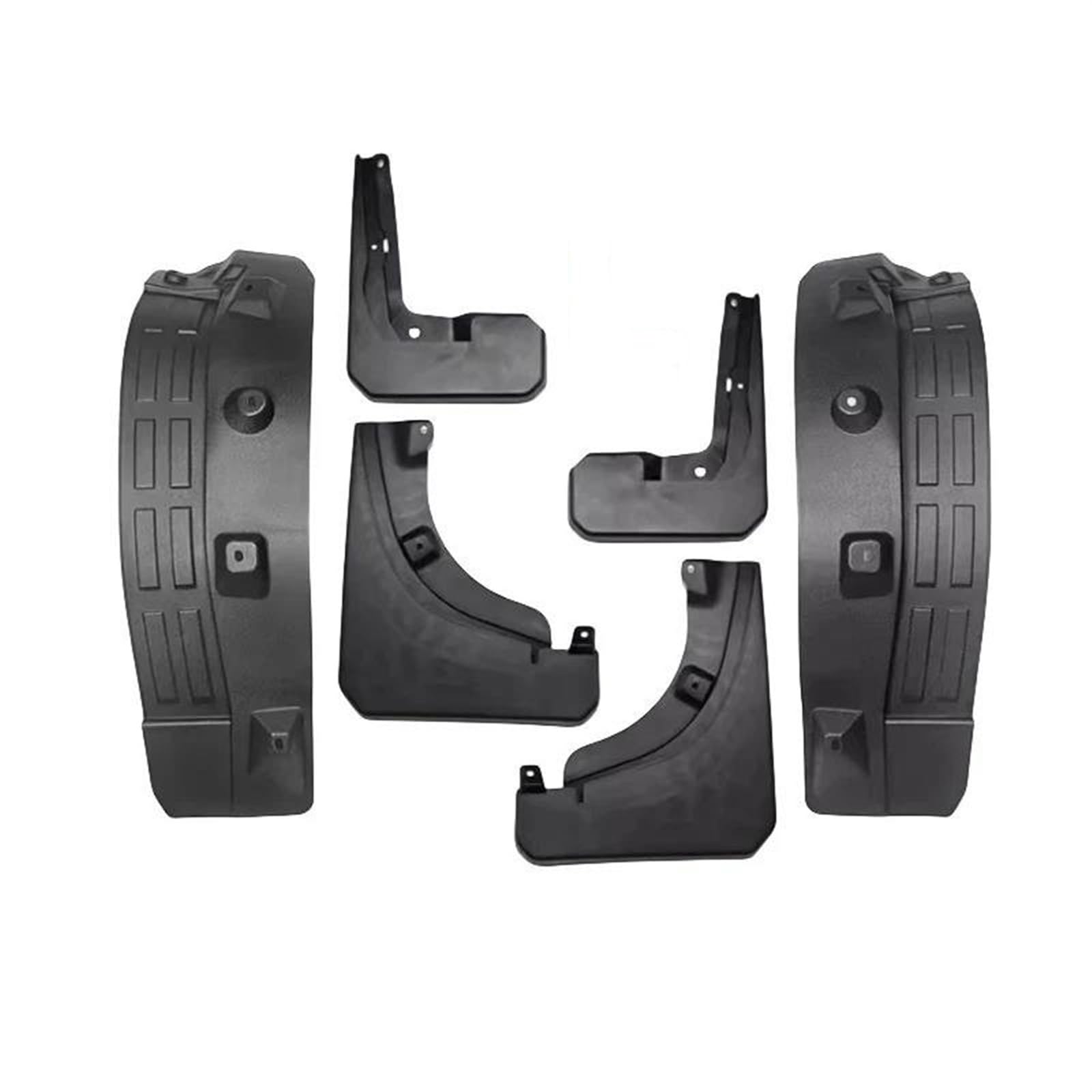 Schmutzfänger Schutzbleche Auto Für JETOUR Für Traveller T2 2023-2024 Spezielles Türfutter Schallwandzubehör Auto Vorne Und Hinten Nachtlicht Vierradkotflügel Mudflap Protect(All Set A) von ONETREND