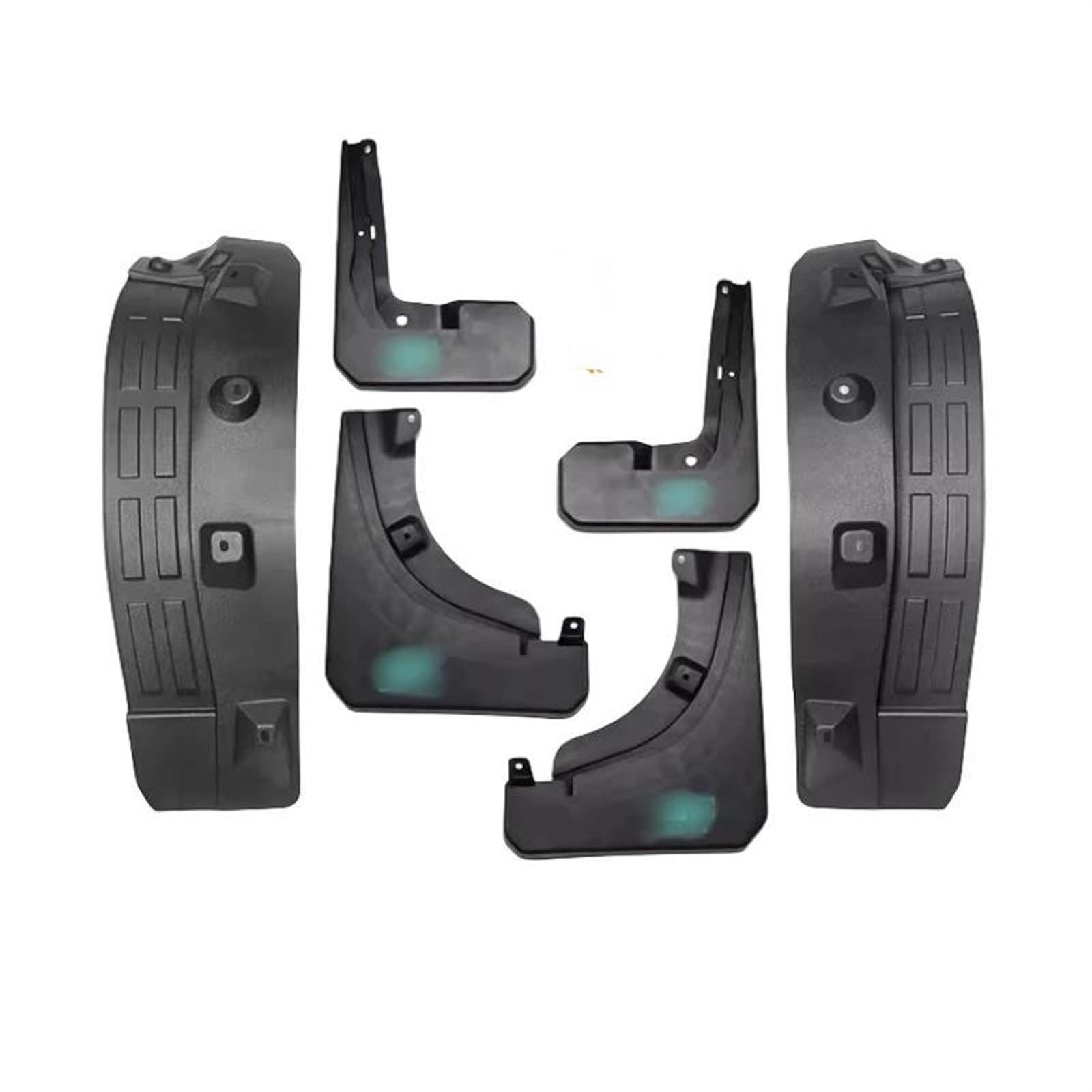 Schmutzfänger Schutzbleche Auto Für JETOUR Für Traveller T2 2023-2024 Spezielles Türfutter Schallwandzubehör Auto Vorne Und Hinten Nachtlicht Vierradkotflügel Mudflap Protect(Rear Wheel Lining) von ONETREND