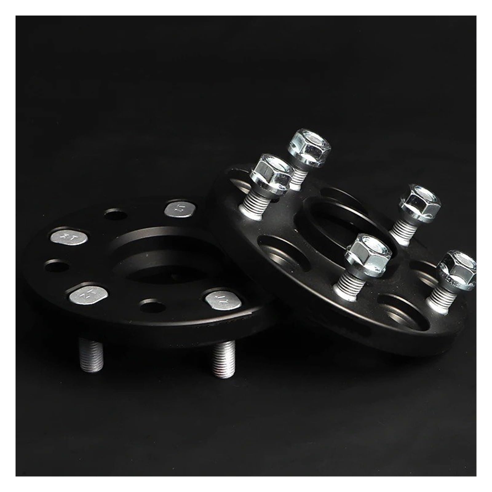 Wheel Spacer Für Anzug Für Focus Für Windstar Für T-Bird Für Mondeo 2 Stück 25/30/35/40/mm PCD 5x108 CB 63,4mm Aluminium Rad Spacer Rad Distanzscheiben(20mm Black spacers) von ONETREND