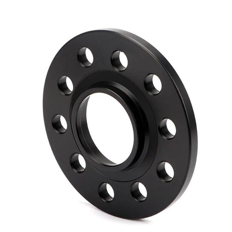 Wheel Spacer Für Benz 2 Stück 3/5/7/12/15/20mm Spurverbreiterung Adapter PCD 5x112 CB 66,5mm Rad Distanzscheiben(2PCS 15mm Black) von ONETREND