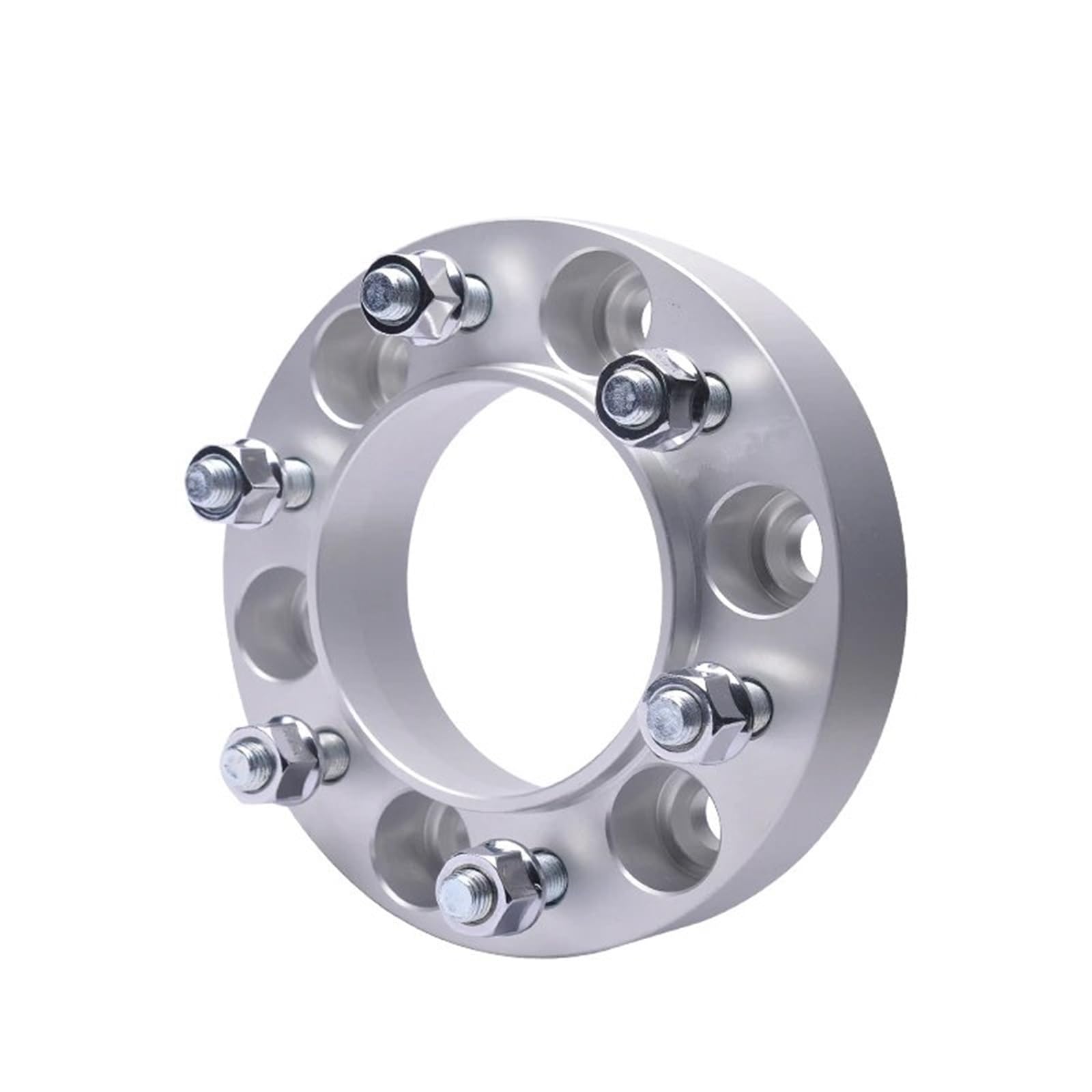 Wheel Spacer Für Bronco Für Endeavour Für Everest Für Ranger Für Courier Für Mazda Für BT-50 Spurverbreiterungen Adapter PCD 6x139,7 CB 93,1 Mm 1 Paar Rad Distanzscheiben(2PC Spacer 30mm Silver) von ONETREND