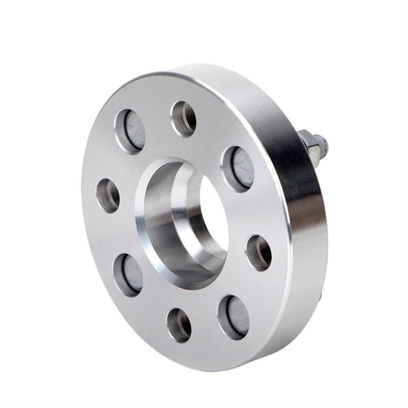 Wheel Spacer Für Fiesta Für ST Für Focus Für Ecosport 2 Stück PCD 4X108 CB 63,4mm 20/25/30/35/40mm Spurverbreiterung Adapter Rad Distanzscheiben(2PCS 40mm Silver) von ONETREND