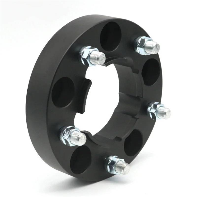 Wheel Spacer Für Land Für Rover Für Defender Für Discovery 2 Stück 25/30/35/40/50/60mm Rad Spacer Adapter 5X 165,1 CB 113,1mm M16xP 1,5 Rad Distanzscheiben(60mm Black) von ONETREND