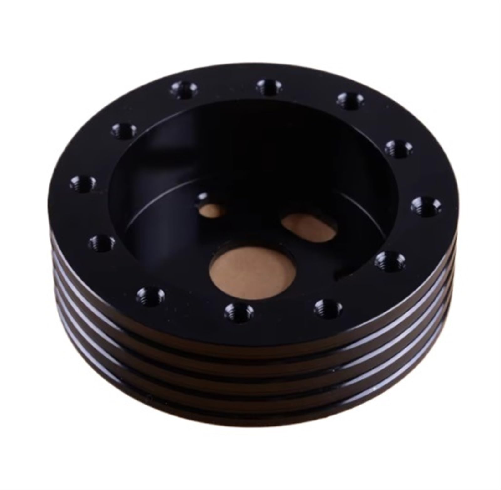 Wheel Spacer Für Nardi Für Grant Für APC 3-Loch-Auto-Styling-Zubehör Aluminium Schwarz 1 "Lenkradnabenadapter Spacer Rad Distanzscheiben von ONETREND