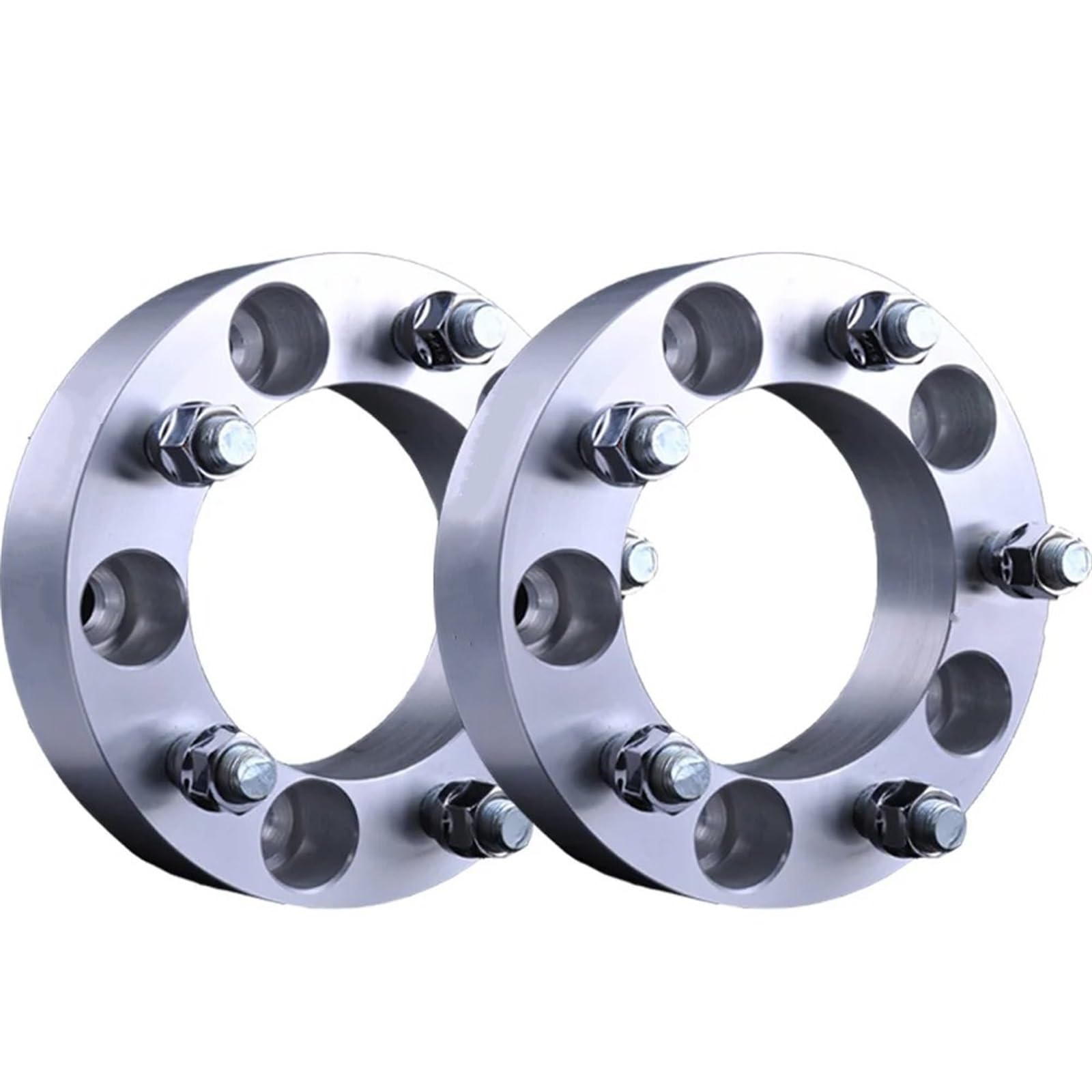 Wheel Spacer Für Suzuki Für Jimny Für Sierra 2 Stücke PCD 5x139,7 CB 108mm Aluminium Legierung Hubcentric Rad Spacer Adapter Rad Distanzscheiben(2PCS Silver 25mm) von ONETREND