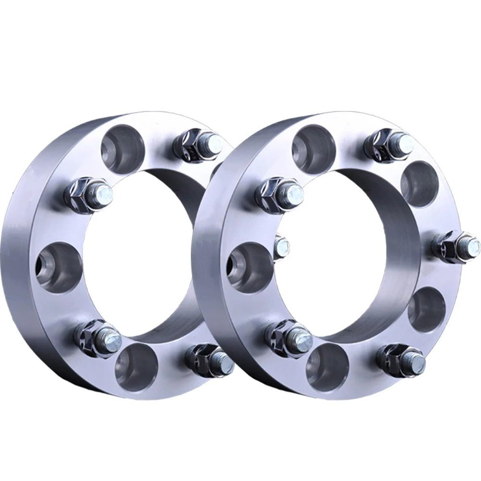 Wheel Spacer Für Suzuki Für Jimny Für Sierra 2 Stücke PCD 5x139,7 CB 108mm Aluminium Legierung Hubcentric Rad Spacer Adapter Rad Distanzscheiben(2PCS Silver 50mm) von ONETREND