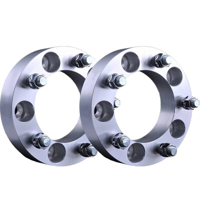 Wheel Spacer Für Suzuki Für Jimny Für Sierra 2 Stücke PCD 5x139,7 CB 108mm Aluminium Legierung Hubcentric Rad Spacer Adapter Rad Distanzscheiben(2PCS Silver 50mm) von ONETREND