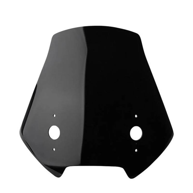 Windschild Motorrad Für Kawasaki Für VERSYS Für 650 2017-2022 Motorrad Frontscheibe Windschutzscheibe Verkleidung Windschutzscheibe Deflektor Windschutzscheibe (Color : Black) von ONETREND