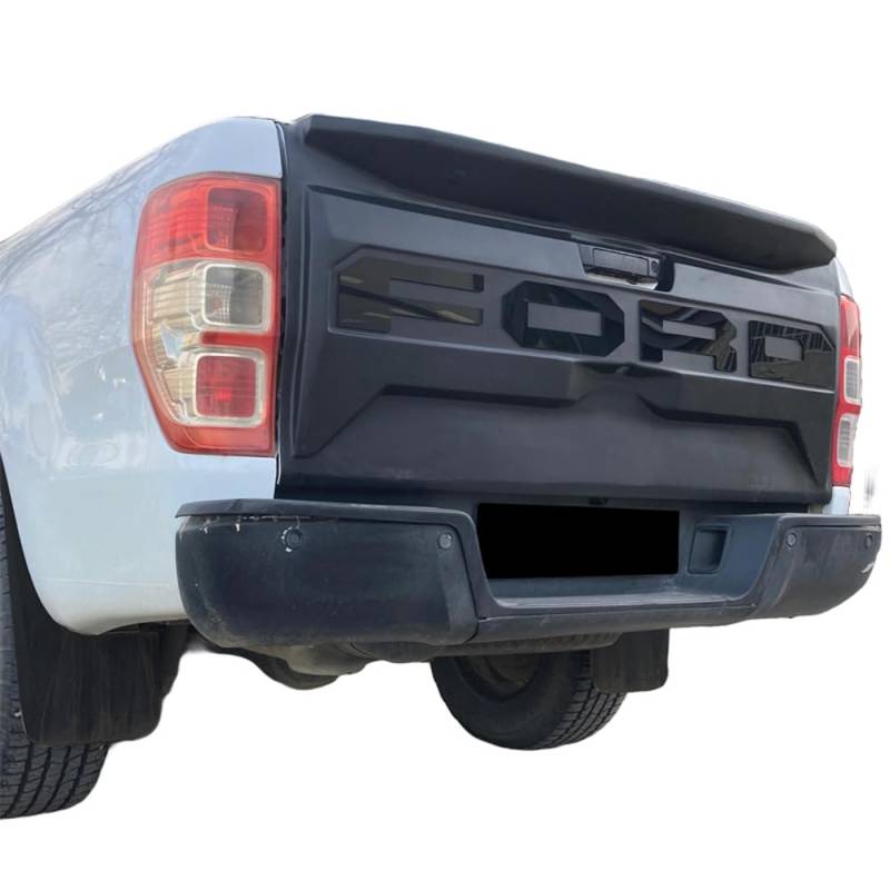 Heckklappenschutz kompatibel mit Ford Ranger T6 T7 T8 2012 bis 2022 Mattschwarz von ONEWAY AUTO ACCESSORIES