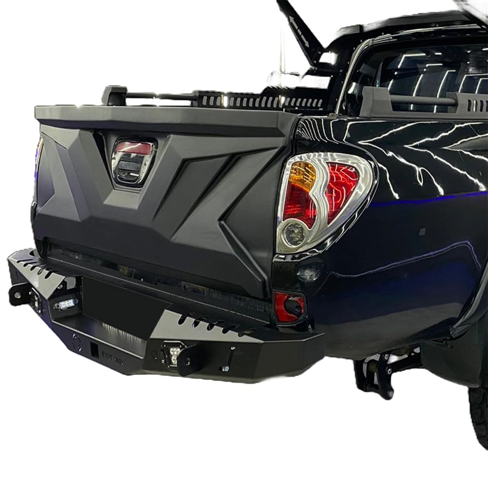 Heckklappenschutz kompatibel mit Mitsubishi L200 Triton Series 4 2010 bis 2014 Mattschwarz von ONEWAY AUTO ACCESSORIES